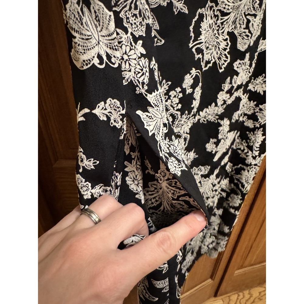 Citron Santa Monica Short‎ Sleeve Flattering Printed Shift  Dress pockets Large - Picture 4 of 5